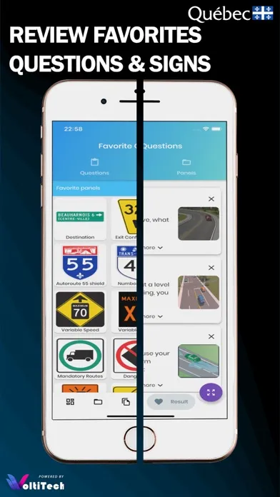 Quebec Driving Practice Test Screenshots